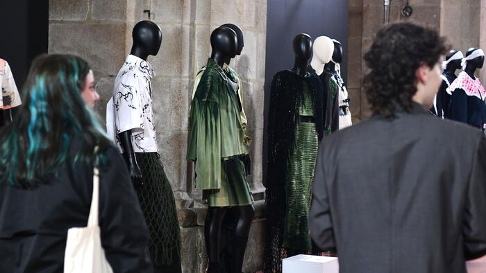 O Xuventude Crea recoñeceu na categoría de moda o proxecto ‘La forma del miedo’, de Nahir Álvarez, da Guarda. FOTO: Santi Alvite