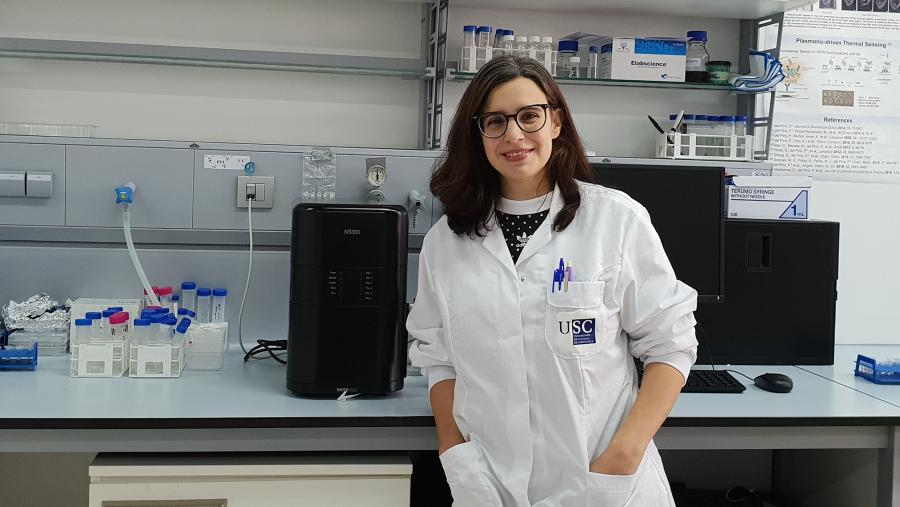 Beatriz Pelaz é investigadora do CiQUS da USC Beatriz Pelaz é investigadora do CiQUS da USC