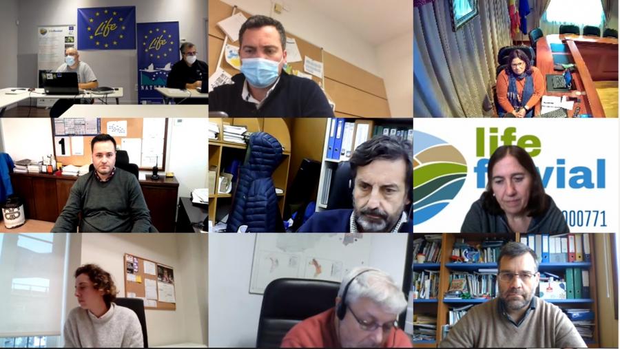 Participantes na comisión de seguimento do Life Fluvial en Galicia Participantes na comisión de seguimento do Life Fluvial en Galicia