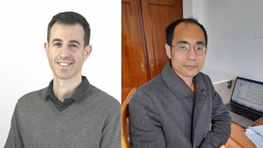Manuel Ángel Ortuño Maqueda (esquerda) e Bin Wu (dereita) Manuel Ángel Ortuño Maqueda (esquerda) e Bin Wu (dereita)
