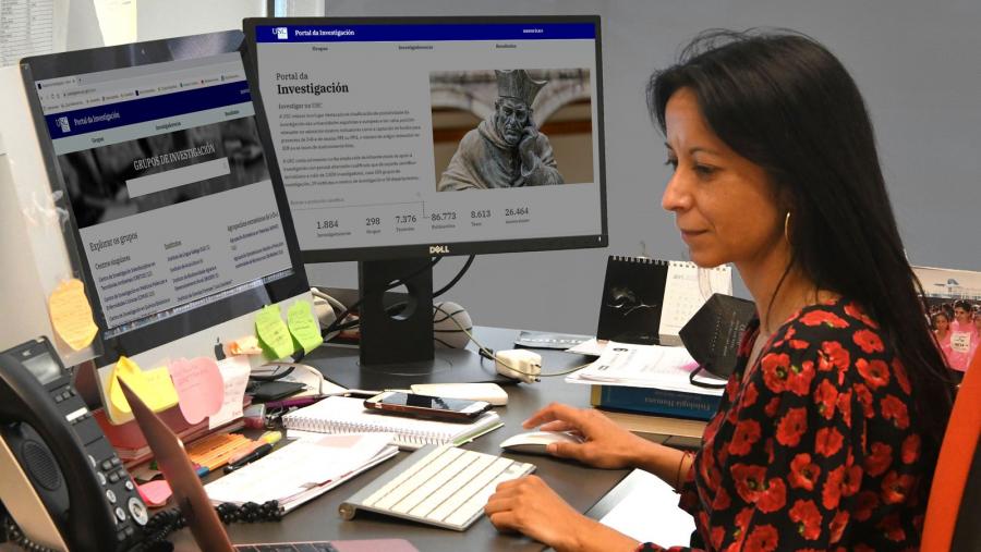 A USC conta cunha ampla rede de infraestruturas de apoio á investigación con persoal altamente cualificado que dá soporte científico-tecnolóxico a máis de 2.000 investigadores. FOTO: Santi Alvite A USC conta cunha ampla rede de infraestruturas de apoio á investigación con persoal altamente cualificado que dá soporte científico-tecnolóxico a máis de 2.000 investigadores. FOTO: Santi Alvite