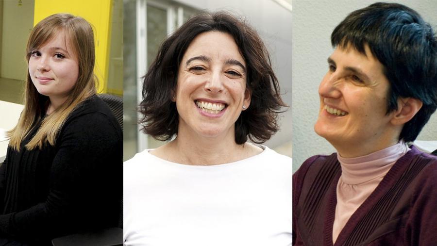 De esquerda a dereita, Andrea Cascallar, Paula López e Eva Cernadas De esquerda a dereita, Andrea Cascallar, Paula López e Eva Cernadas