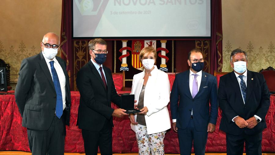 O 50% da contía do premio, que ascende en total a 12.000 euros, destínase á gañadora e o resto repártese entre outras dúas iniciativas designadas pola propia Rodríguez Ledo. FOTO: Santi Alvite