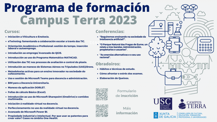 Programa de fomración do Campus Terra 2023