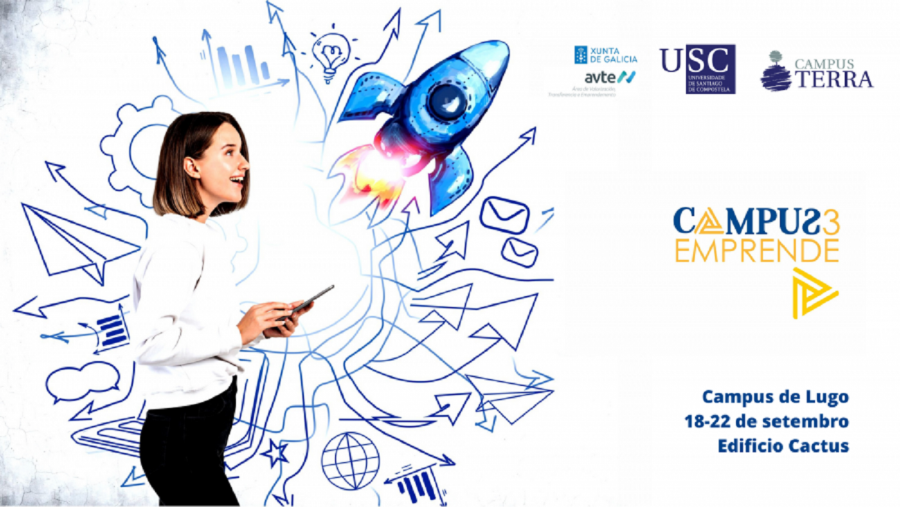 O Campus Emprende 2023 desenvolverase na sede universitaria luguesa do 18 ao 22 de setembro O Campus Emprende 2023 desenvolverase na sede universitaria luguesa do 18 ao 22 de setembro