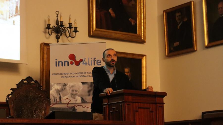 David Facal durante a súa intervención na xuntanza