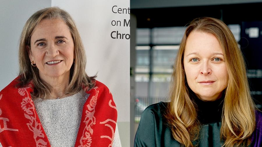 De esquerda a dereita, María José Alonso e Noémi Csaba De esquerda a dereita, María José Alonso e Noémi Csaba