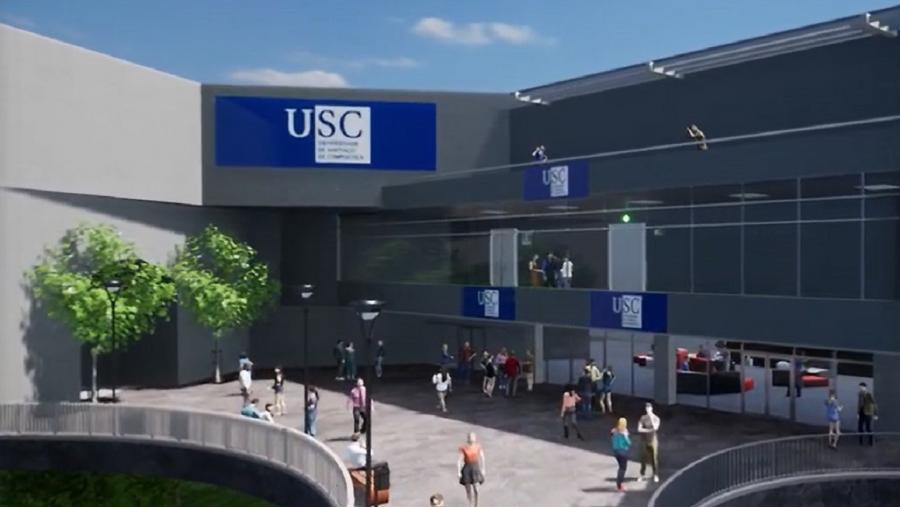 Detalle da páxina de acollida da Feira Virtual de Emprego da USC Detalle da páxina de acollida da Feira Virtual de Emprego da USC