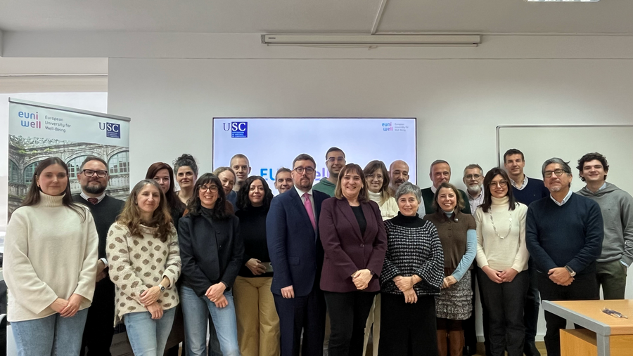 Na xuntanza, participaron representantes da USC nos distintos paquetes e grupos de traballo Na xuntanza, participaron representantes da USC nos distintos paquetes e grupos de traballo