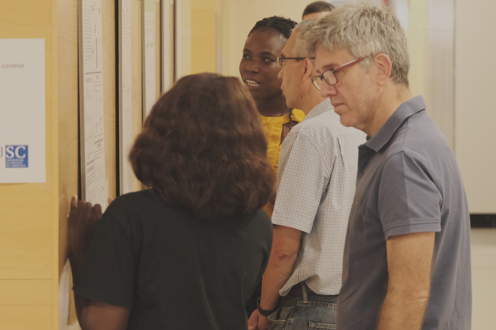 Discussion at poster session
