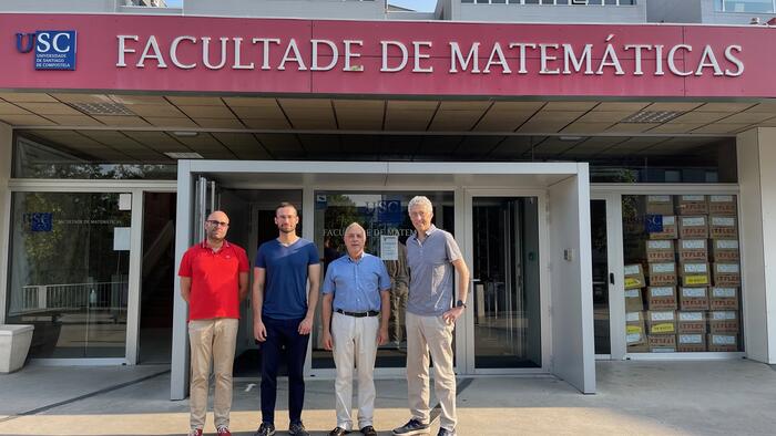 De esquerda a dereita, Francisco Javier Fernández Fernández, Fernando Adrián Fernández Tojo, Juan Nieto e Iván Area De esquerda a dereita, Francisco Javier Fernández Fernández, Fernando Adrián Fernández Tojo, Juan Nieto e Iván Area