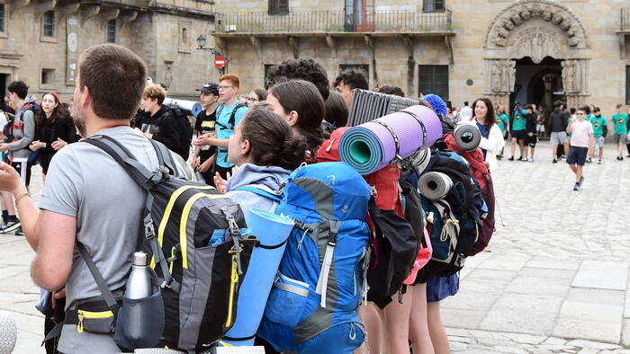 En total, a esta convocatoria presentáronse 16 investigacións que abordaban a Ruta Xacobea dende múltiples enfoques. FOTO: Santi Alvite En total, a esta convocatoria presentáronse 16 investigacións que abordaban a Ruta Xacobea dende múltiples enfoques. FOTO: Santi Alvite