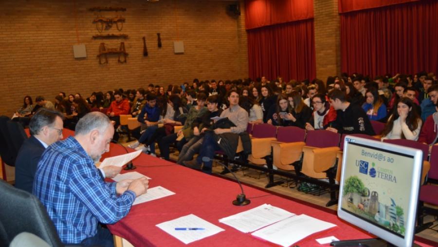 El Campus Terra de la USC muestra su oferta académica y de servicios a estudiantes de enseñanza media de Lugo y A Coruña