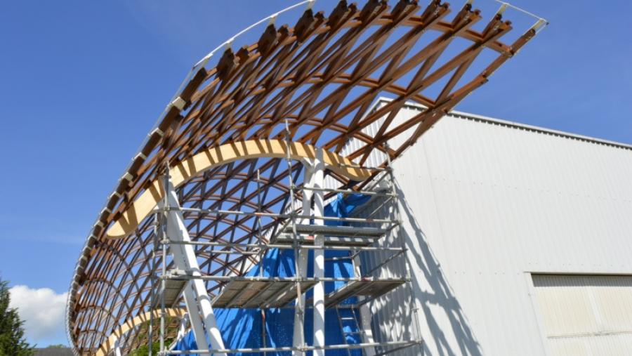 Inauguración del Pemade_Lab acreditado por la ENAC y de la cubierta Gridshell instalada en la EPS de Ingeniería del Campus Terra de la USC Inauguración del Pemade_Lab acreditado por la ENAC y de la cubierta Gridshell instalada en la EPS de Ingeniería del Campus Terra de la USC