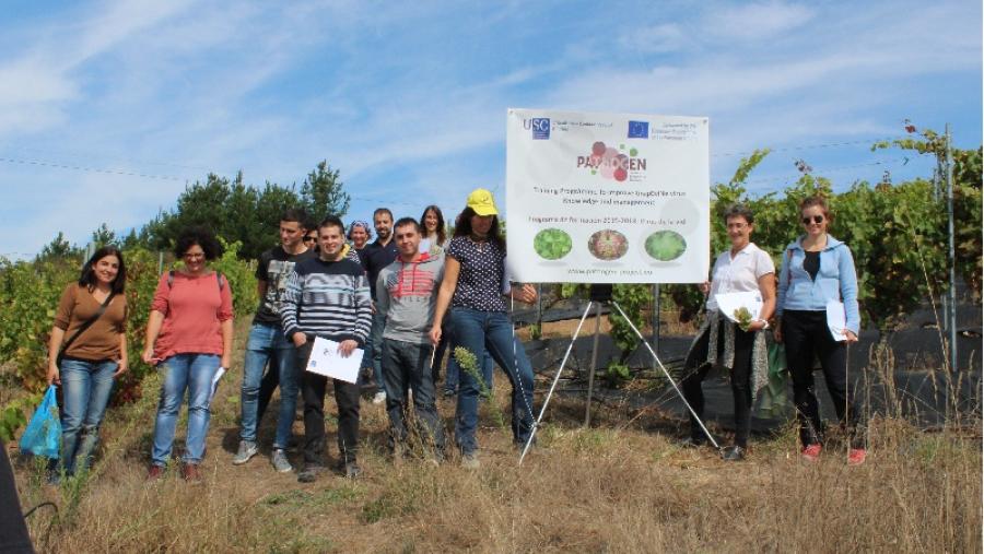 El proyecto europeo PAThOGEN convierte al Campus Terra de la USC en centro de formación integral para los viticultores gallegos El proyecto europeo PAThOGEN convierte al Campus Terra de la USC en centro de formación integral para los viticultores gallegos
