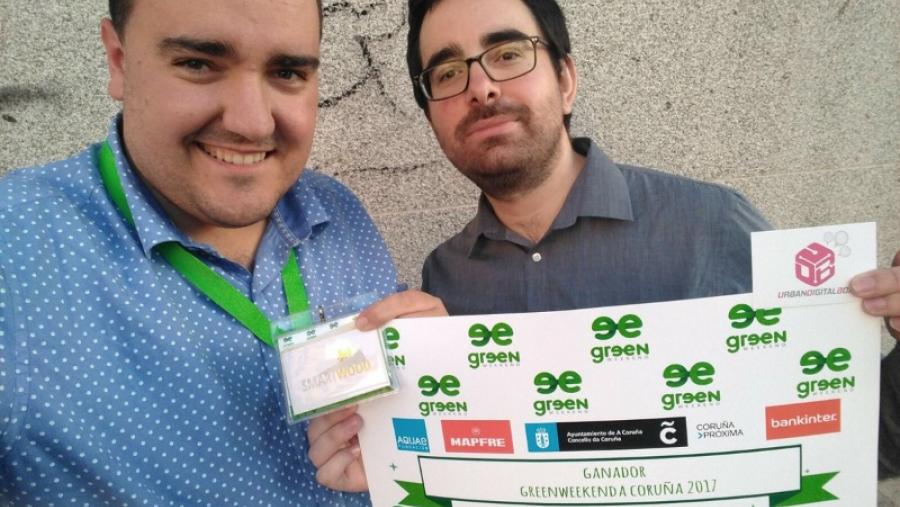 El investigador del Campus Terra de la USC José Luis Gude gana el primer premio de la ‘Greenweekend’ con el proyecto SmartWood