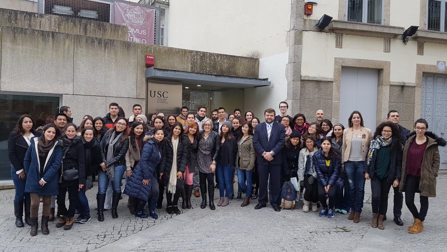 El Campus Terra de la USC da la bienvenida a medio centenar de estudiantes internacionales El Campus Terra de la USC da la bienvenida a medio centenar de estudiantes internacionales