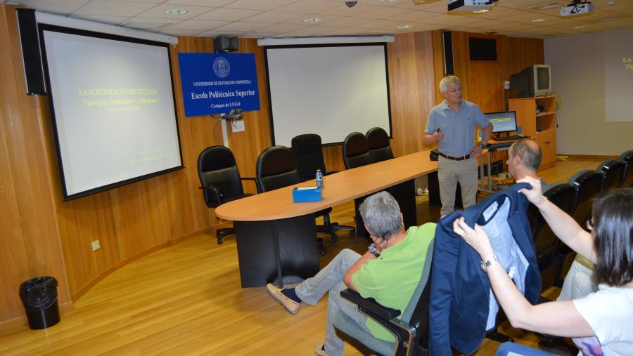 Conferencia sobre acreditación de títulos en el Campus Terra de la USC Conferencia sobre acreditación de títulos en el Campus Terra de la USC