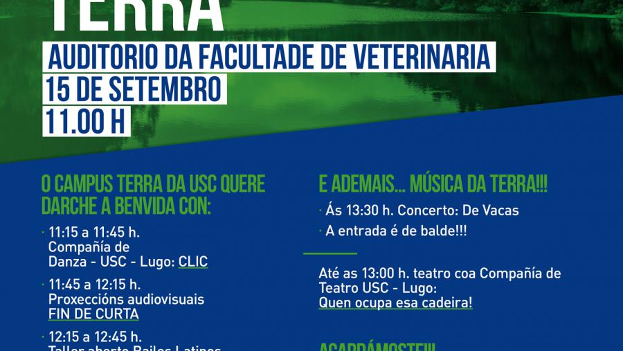 El Campus Terra de la USC hace visible la actividad de sus servicios en la jornada de bienvenida al curso 2016/2017 El Campus Terra de la USC hace visible la actividad de sus servicios en la jornada de bienvenida al curso 2016/2017