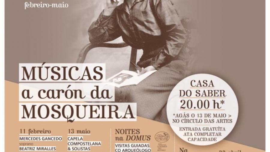 ‘Músicas a carón da Mosqueira’ regresa o luns 11 de marzo ás 20.00h na Casa do Saber coa actuación do ‘Quinteto O'Globo’ ‘Músicas a carón da Mosqueira’ regresa o luns 11 de marzo ás 20.00h na Casa do Saber coa actuación do ‘Quinteto O'Globo’