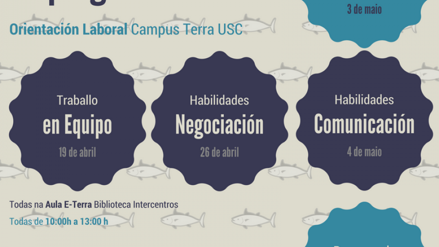 El área de Orientación e Inserción Laboral en el Campus Terra de la USC acoge nuevas jornadas sobre empleabilidad El área de Orientación e Inserción Laboral en el Campus Terra de la USC acoge nuevas jornadas sobre empleabilidad