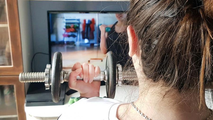O Servizo de Deportes recolle nunha guía recomendacións para realizar na casa. Foto: Santi Alvite O Servizo de Deportes recolle nunha guía recomendacións para realizar na casa. Foto: Santi Alvite