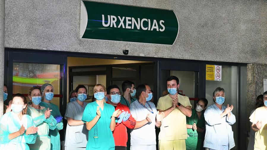 O estudo permitirá prever, por exemplo, o número de Unidades de Coidados Intensivos necesarias na loita contra a pandemia. FOTO: Santi Alvite O estudo permitirá prever, por exemplo, o número de Unidades de Coidados Intensivos necesarias na loita contra a pandemia. FOTO: Santi Alvite