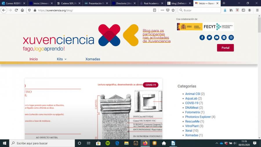 Imaxe do blog de XuvenCiencia Imaxe do blog de XuvenCiencia