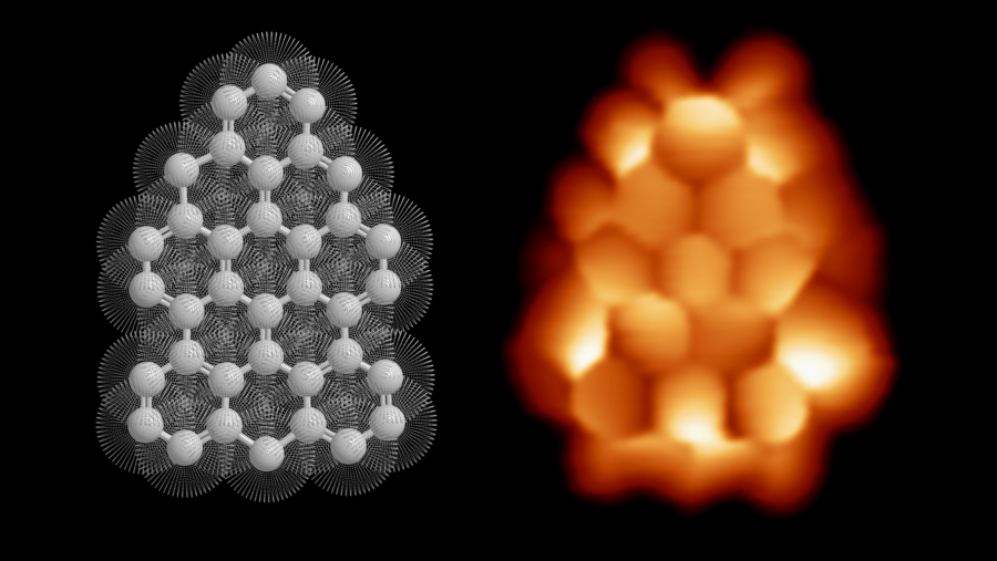 Os investigadores observaron como o magnetismo de trianguleno íase recuperando paso a paso Os investigadores observaron como o magnetismo de trianguleno íase recuperando paso a paso