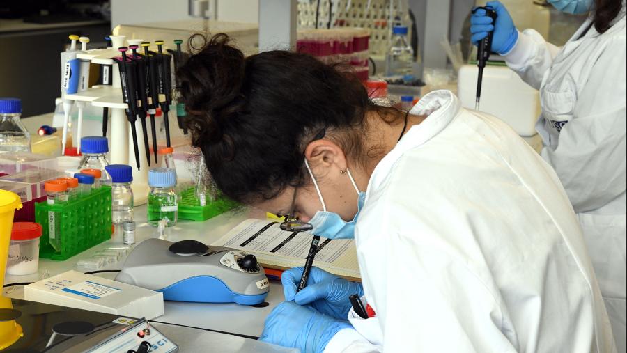 O primeiro prazo de presentación de solicitudes remara o 31 de maio. Foto: Santi Alvite Laboratorio da USC no CiMUS