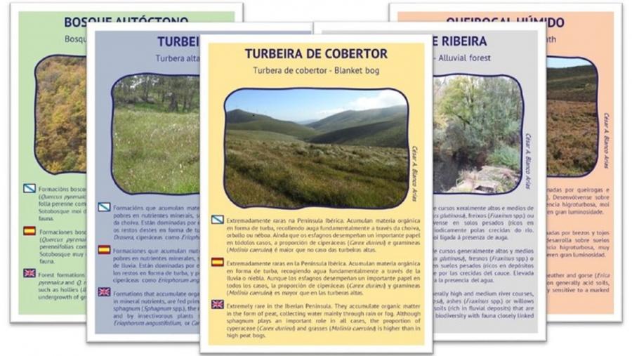 Cartas de hábitats singulares da Serra do Xistral Cartas de hábitats singulares da Serra do Xistral