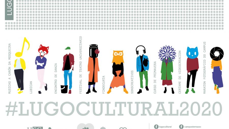 Cartaz da programación artellada ao abeiro do convenio Lugo Cultural en 2020 Cartaz da programación artellada ao abeiro do convenio Lugo Cultural en 2020