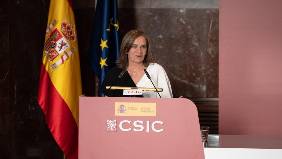 A premiada María José Alonso. Foto: Ministerio de Ciencia e Innovación A premiada María José Alonso. Foto: Ministerio de Ciencia e Innovación