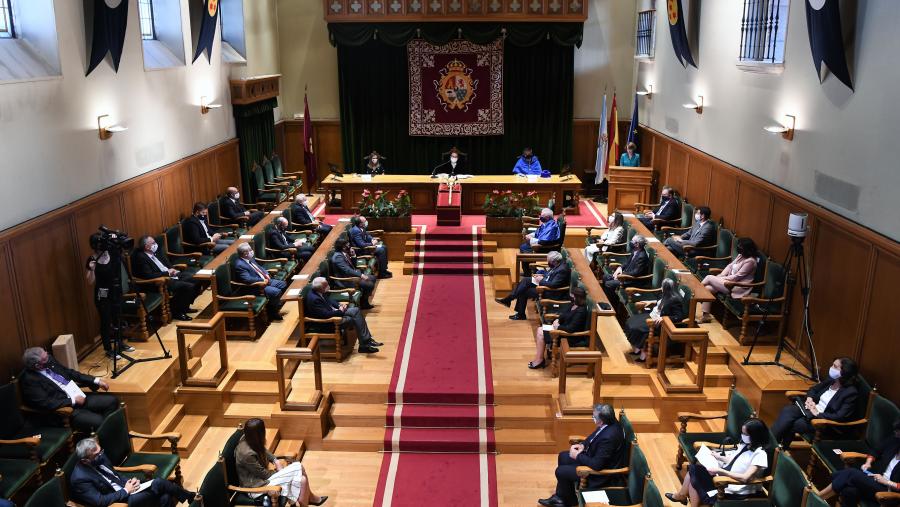 Antonio López salientou que a convivencia das persoas “é un elemento esencial do proceso formativo”. FOTO: Santi Alvite Antonio López salientou que a convivencia das persoas “é un elemento esencial do proceso formativo”. FOTO: Santi Alvite