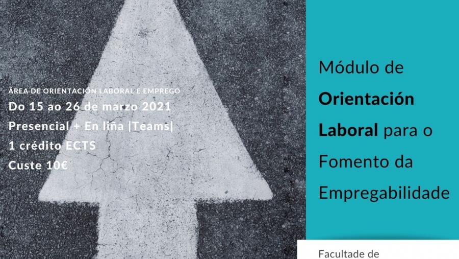 Cartaz do módulo formativo de orientación para o emprego Cartaz do módulo formativo de orientación para o emprego