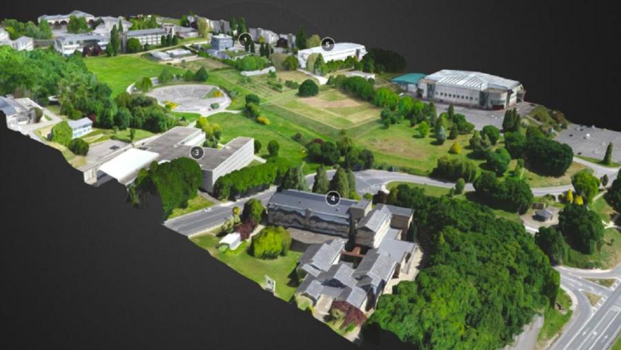 Levantamento topográfico en 3D do Campus de Lugo Levantamento topográfico en 3D do Campus de Lugo