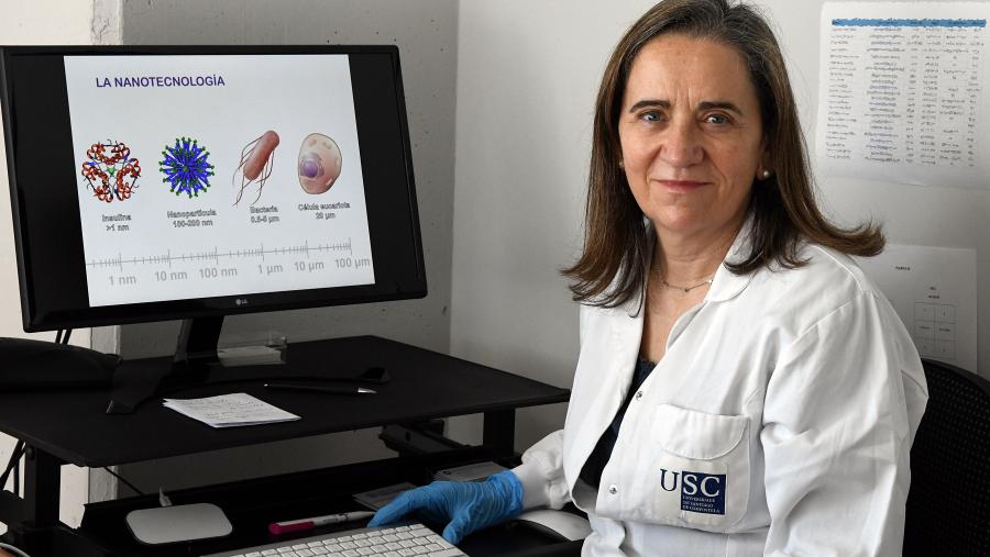 María José Alonso é catedrática de Biofarmacéutica e Tecnoloxía Farmacéutica na USC. FOTO: Santi Alvite María José Alonso é catedrática de Biofarmacéutica e Tecnoloxía Farmacéutica na USC. FOTO: Santi Alvite