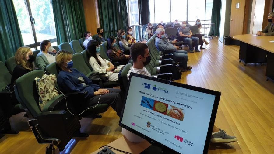 Alumnado do mestrado en Dirección de Proxectos, na EPS de Enxeñaría Alumnado do mestrado en Dirección de Proxectos, na EPS de Enxeñaría