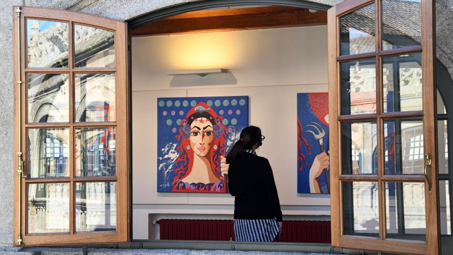 A exposición permanecerá aberta ao público ata o vindeiro 25 de marzo, de luns a venres, de 11.00 a 14.00 horas e de 17.00 a 20.30 horas. FOTO: Santi Alvite A exposición permanecerá aberta ao público ata o vindeiro 25 de marzo, de luns a venres, de 11.00 a 14.00 horas e de 17.00 a 20.30 horas. FOTO: Santi Alvite