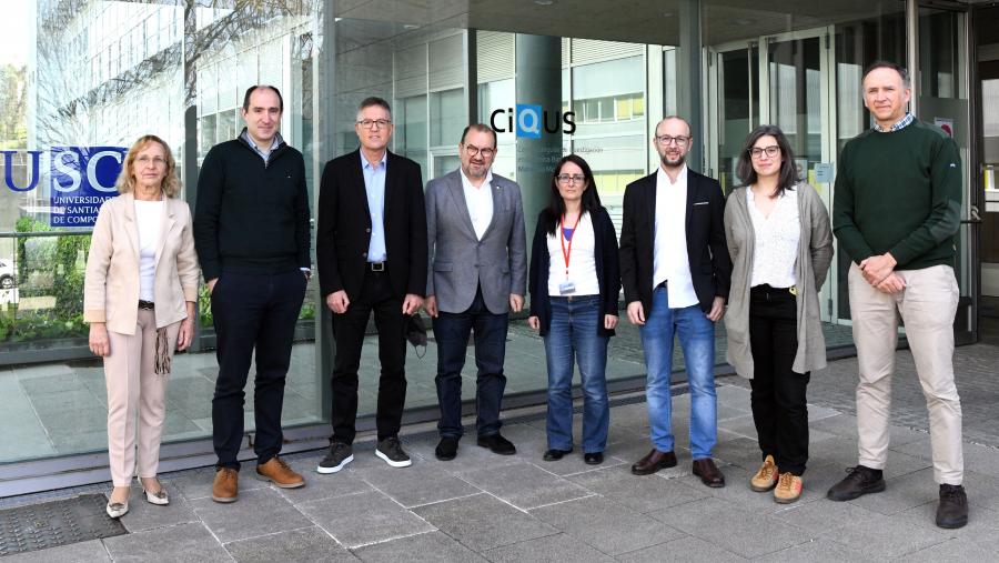 De esquerda a dereita, María Jesús Tallón Nieto, Martín Fañanás Mastral, José Luis Mascareñas, Antonio López, María del Carmen Giménez López, Javier Montenegro, Beatriz Pelaz e Diego Peña Gil. FOTO: Santi Alvite De esquerda a dereita, María Jesús Tallón Nieto, Martín Fañanás Mastral, José Luis Mascareñas, Antonio López, María del Carmen Giménez López, Javier Montenegro, Beatriz Pelaz e Diego Peña Gil. FOTO: Santi Alvite