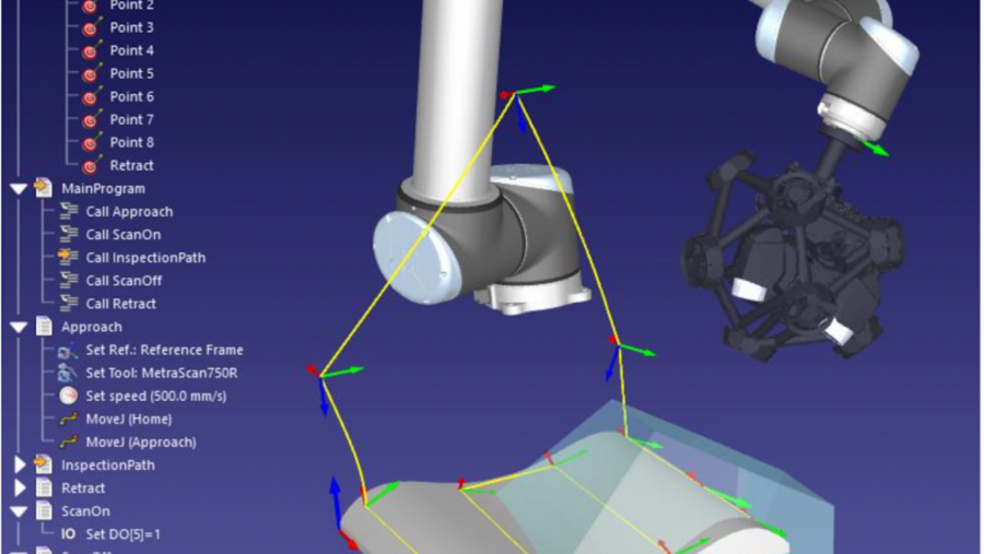 Imaxe do software de simulación RoboDK Imaxe do software de simulación RoboDK