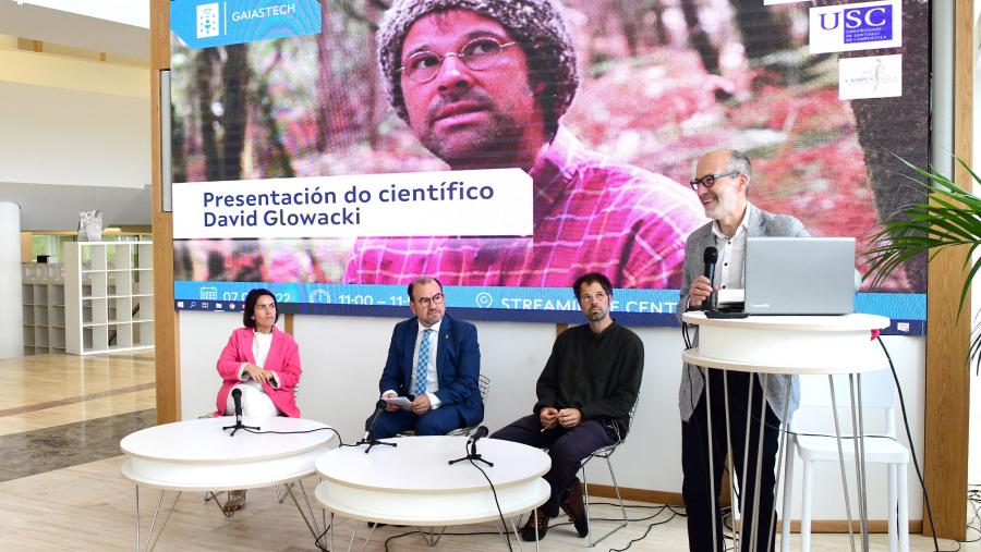 De esquerda a dereita, Patricia Argerey, Antonio López, David Glowacki e Senén Barro. FOTO: Santi Alvite De esquerda a dereita, Patricia Argerey, Antonio López, David Glowacki e Senén Barro. FOTO: Santi Alvite