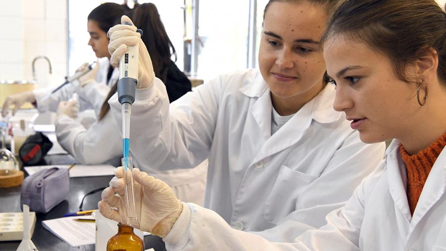 Imaxe de arquivo dun laboratorio da USC. FOTO: Santi Alvite Imaxe de arquivo dun laboratorio da USC. FOTO: Santi Alvite