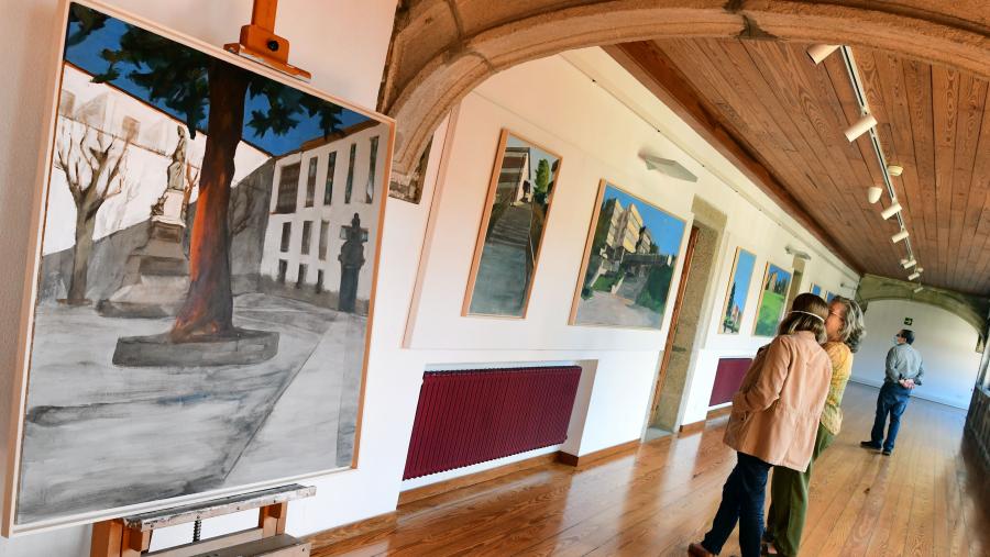 A exposición estrutúrase en catro bloques que se corresponden co emprazamento físico dos edificios retratados. FOTO: Santi Alvite A exposición estrutúrase en catro bloques que se corresponden co emprazamento físico dos edificios retratados. FOTO: Santi Alvite