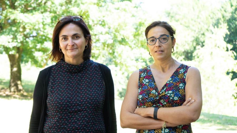 Dolores Cortina Gil e Beatriz Fernández Domínguez. FOTO: Elena Mora Dolores Cortina Gil e Beatriz Fernández Domínguez. FOTO: Elena Mora