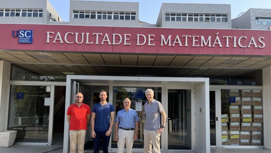 De esquerda a dereita, Francisco Javier Fernández Fernández, Fernando Adrián Fernández Tojo, Juan Nieto e Iván Area De esquerda a dereita, Francisco Javier Fernández Fernández, Fernando Adrián Fernández Tojo, Juan Nieto e Iván Area
