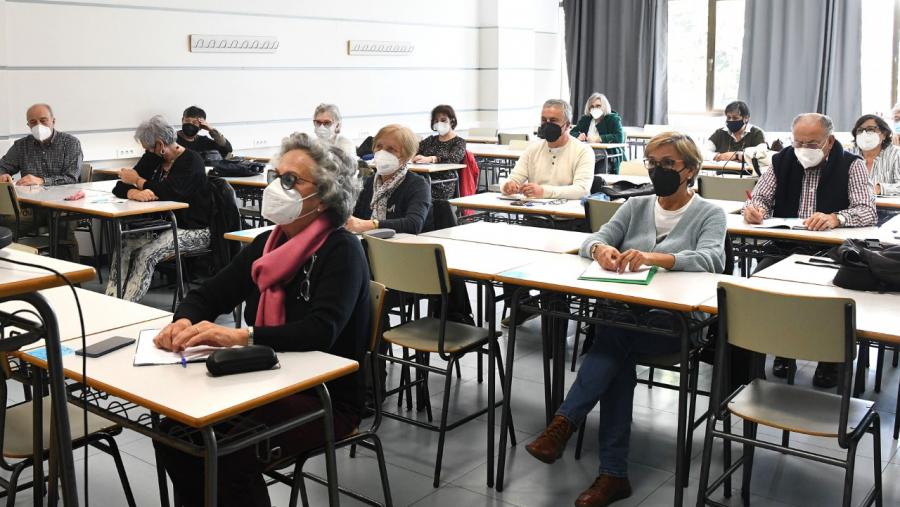 Alumnado de IV Ciclo na USC, nunha clase do último curso Alumnado de IV Ciclo na USC, nunha clase do último curso