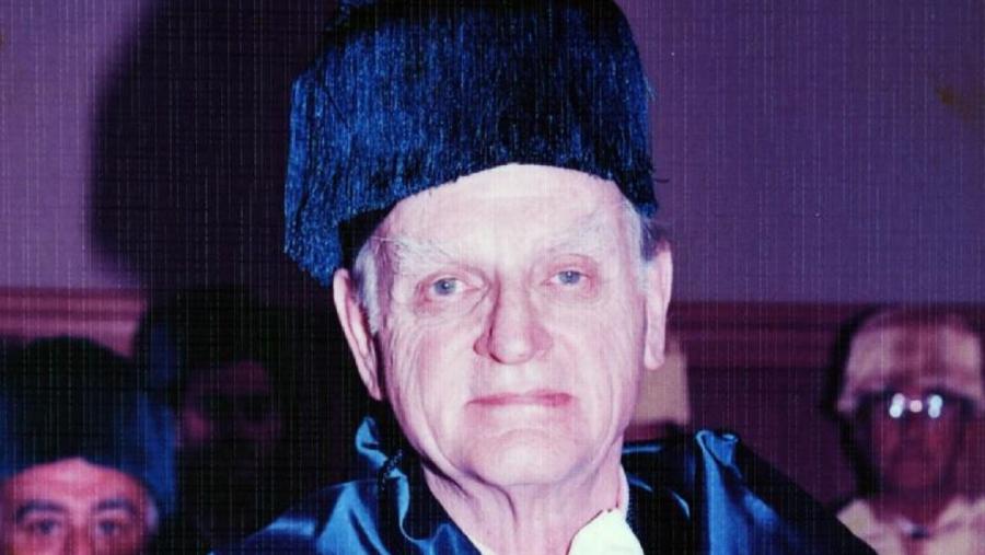 John Bannister Goodenough, no acto de investidura como doutor honoris causa da USC. Foto: Santi Alvite John Bannister Goodenough, no acto de investidura como doutor honoris causa da USC. Foto: Santi Alvite
