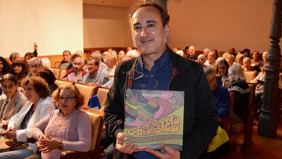 Alfonso Espiño Louro, doutor en Historia da Arte na especialidade de Música pola USC, é o autor do volume. Foto: Consorcio de Santiago Alfonso Espiño Louro, doutor en Historia da Arte na especialidade de Música pola USC, é o autor do volume. Foto: Consorcio de Santiago