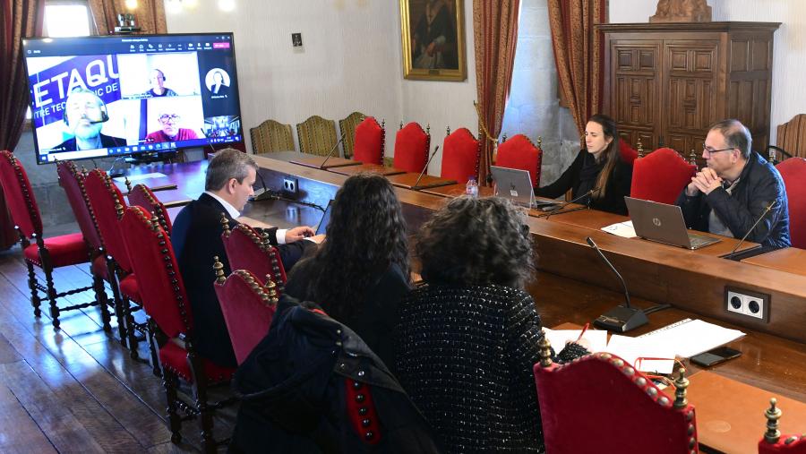 A xuntanza desenvolveuse no Salón Reitoral do Colexio San Xerome. FOTO: Santi Alvite A xuntanza desenvolveuse no Salón Reitoral do Colexio San Xerome. FOTO: Santi Alvite